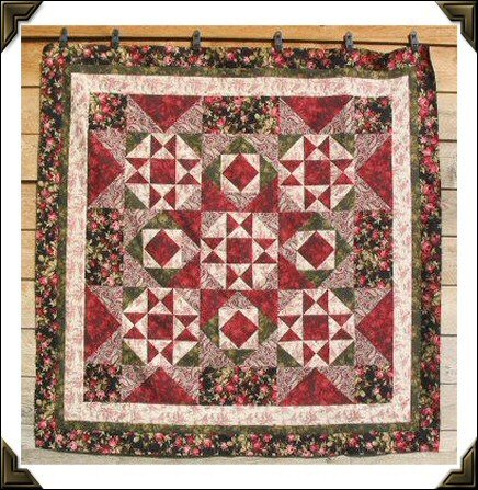 "Starfall" Mystery Quilt designed by Kim Noblin from Block Central