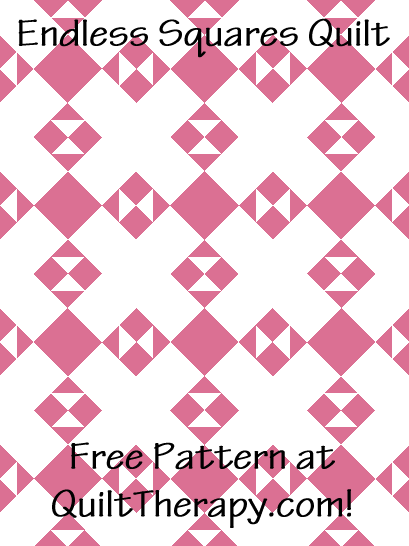 Endless Square On Cloud Nine: Endless Squares Quilt Block – Quilt Therapy