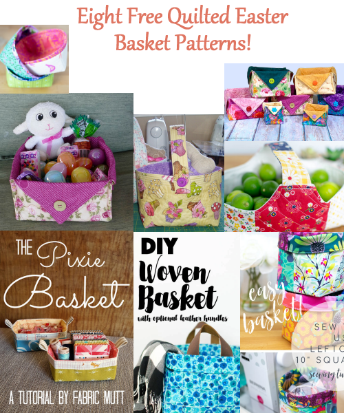 Wordless Wednesday! Free Quilted Easter Basket Patterns! – Quilt Therapy