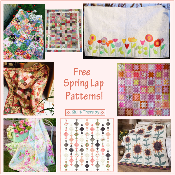 Stuklis Thankful Thursday! Free Spring Lap Quilt Patterns! – Quilt Therapy